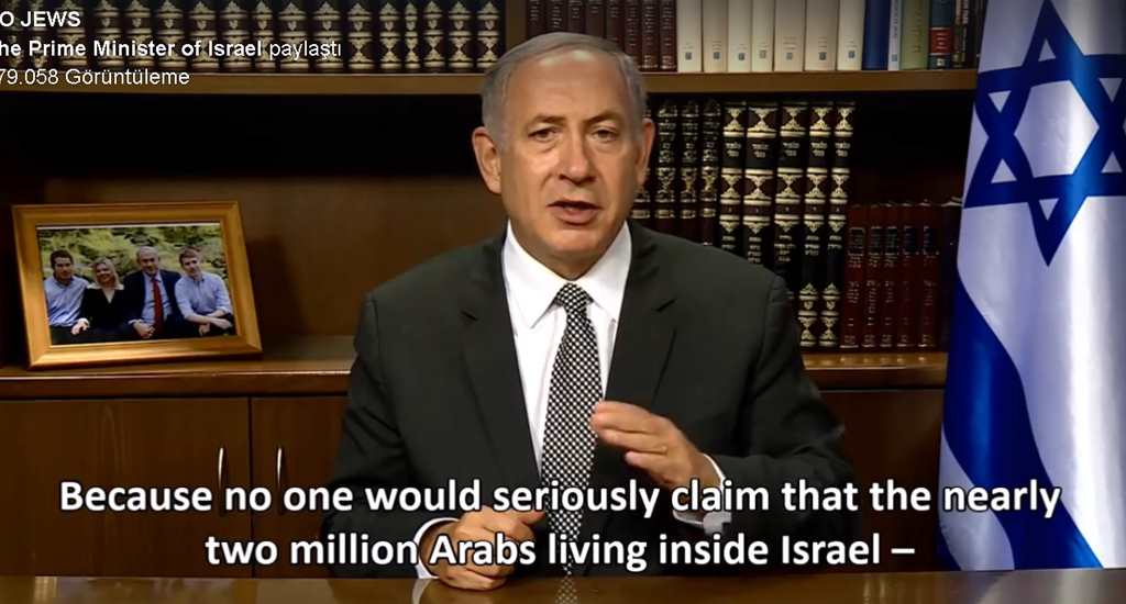 Netanyahu: Filistin liderleri, Gelecekteki Devletlerini Yahudilerden Temizlemek İstiyor