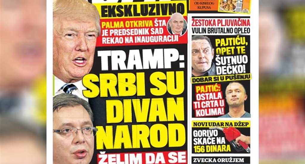 Trump Sırpları Övüyor, Vuçiç İle Görüşmek İstiyor