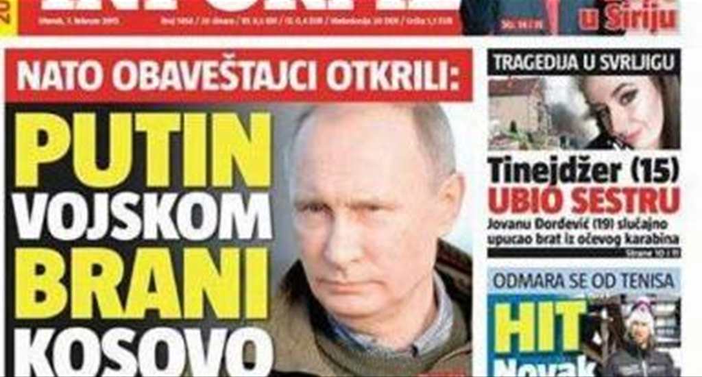 Sırp Medyası: Putin, Ordu ile Kosovayı Koruyacak