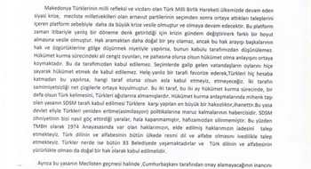Makedonya'daki Türklerden Türkçe'nin Resmi Dil Olması İçin Çağrı