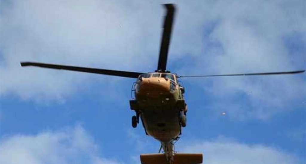 Yunanistanda helikopter düştü: 2 ölü, 1 yaralı