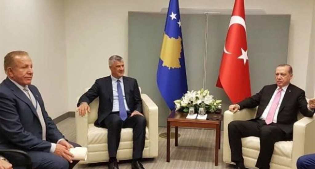 Erdoğan Kosova Cumhurbaşkanı Thaçi ile görüştü