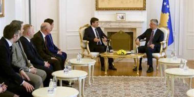 Cumhurbaşkanı Thaçi Kosova Türkleri Heyetini Kabul Etti