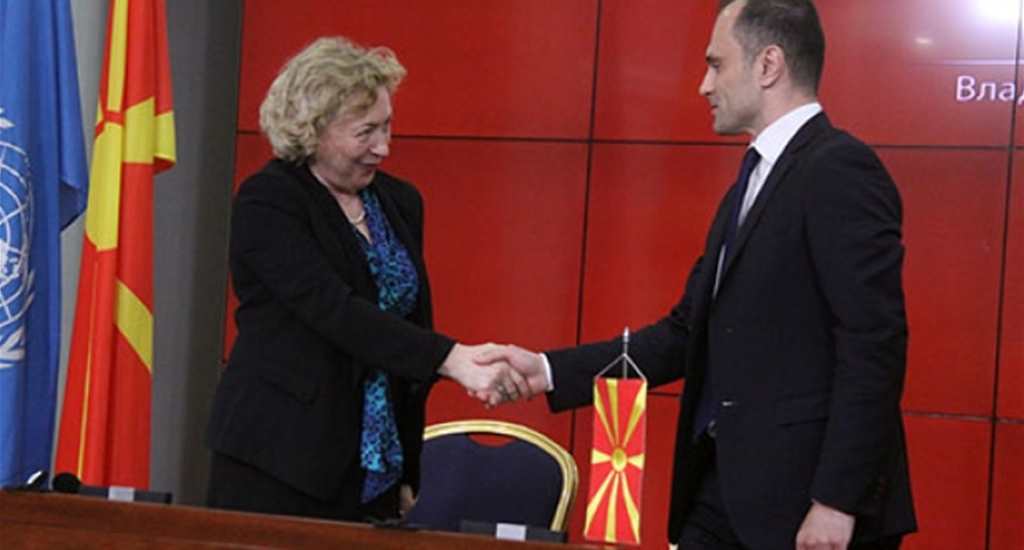 BM Nüfus Fonu ile Makedonya Sağlık Bakanlığı arasında anlaşma imzalandı