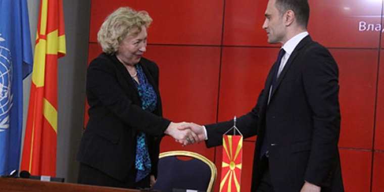 BM Nüfus Fonu ile Makedonya Sağlık Bakanlığı arasında anlaşma imzalandı