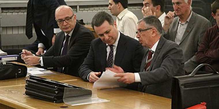 Gruevski ve Latas Hakim Karşısında