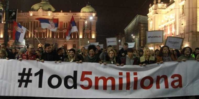 Sırbistan’daki Hükümet Karşıtı Protestolar