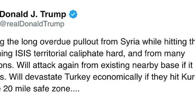 Trump'ın Türkiye Tweeti
