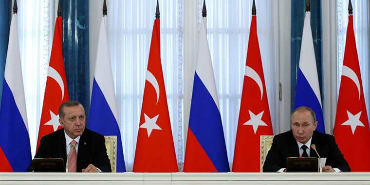 Russian press dominated by Putin-Erdogan meeting