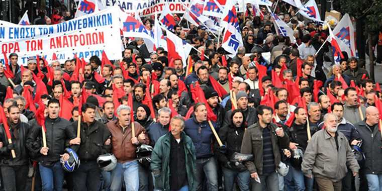 Selanik Ticaret Fuarı Sırasında Yunanlı Sendikalar Kemer Sıkma Politikalarını Protesto Etti