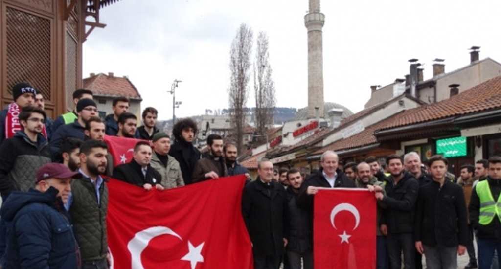 Saraybosnada Hollanda protestosu