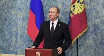 Putin'in  Rusya parlamentosu'nda yaptığı konuşma