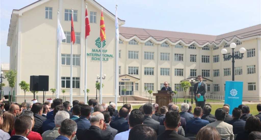 Maarif Vakfı Makedonya Okullarının Açılış Töreni Düzenlendi