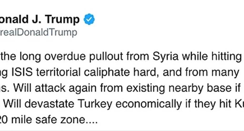 Trumpın Türkiye Tweeti