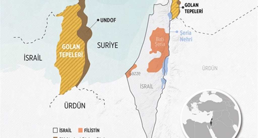 ABDnin İsraile Jesti: Golan Tepeleri