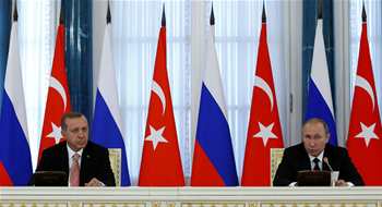 Russian press dominated by Putin-Erdogan meeting